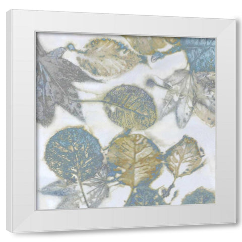 Aqua Nature II White Modern Wood Framed Art Print by Carson, Danielle