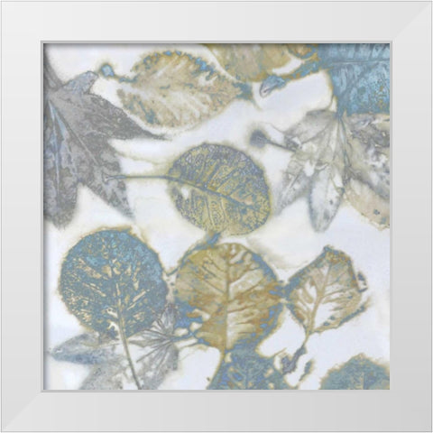 Aqua Nature II White Modern Wood Framed Art Print by Carson, Danielle