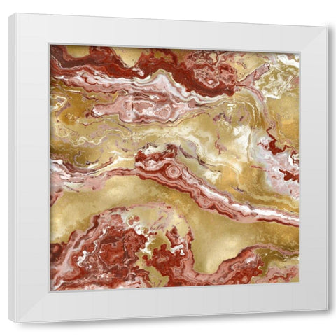 Onyx White Modern Wood Framed Art Print by Carson, Danielle