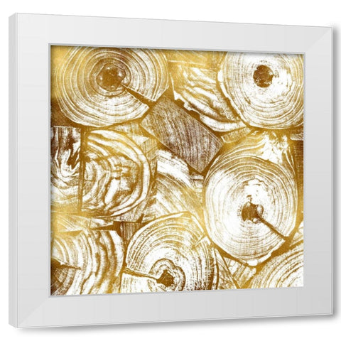 Trunks I White Modern Wood Framed Art Print by Carson, Danielle