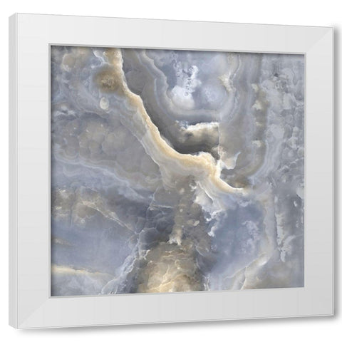 Natural Stone White Modern Wood Framed Art Print by Carson, Danielle
