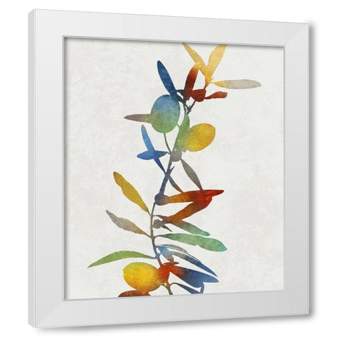 Colorful Nature IV White Modern Wood Framed Art Print by Carson, Danielle