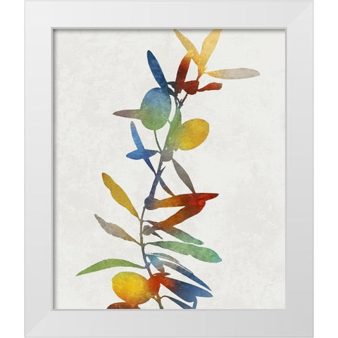 Colorful Nature IV White Modern Wood Framed Art Print by Carson, Danielle