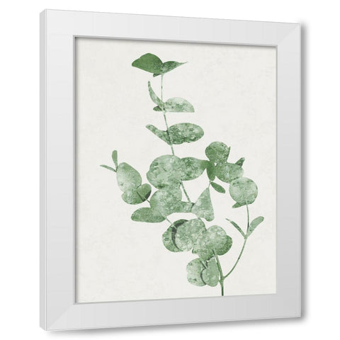 Nature Green I White Modern Wood Framed Art Print by Carson, Danielle