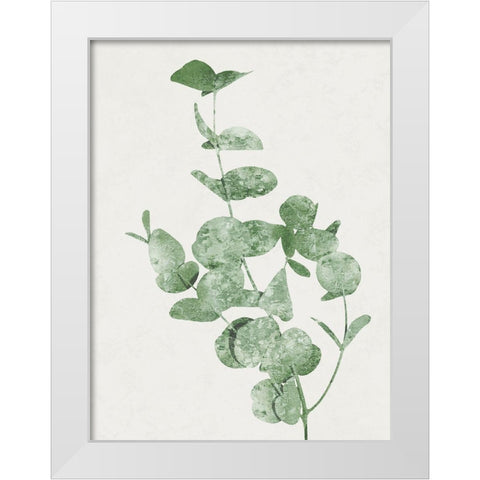 Nature Green I White Modern Wood Framed Art Print by Carson, Danielle