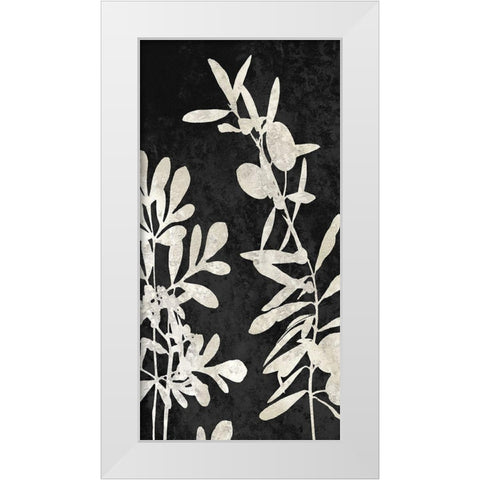 Nature Panel III White Modern Wood Framed Art Print by Carson, Danielle
