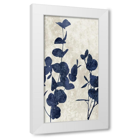 Nature Panel Blue I White Modern Wood Framed Art Print by Carson, Danielle