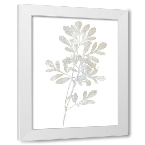 Natural Nature II White Modern Wood Framed Art Print by Carson, Danielle