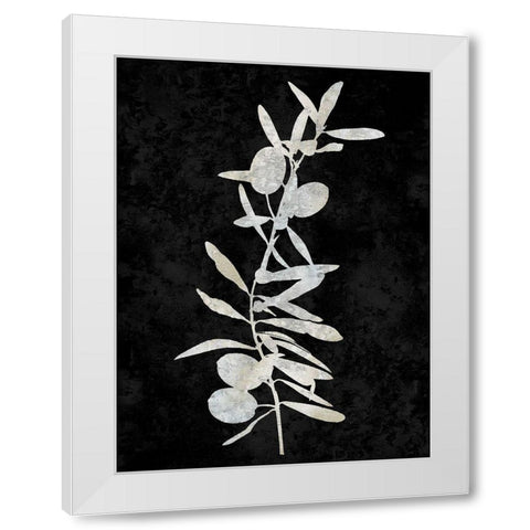 Nature White on Black IV White Modern Wood Framed Art Print by Carson, Danielle
