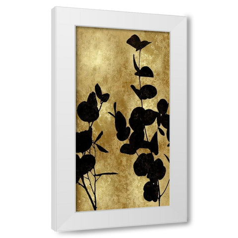 Nature Panel Black on Gold I White Modern Wood Framed Art Print by Carson, Danielle