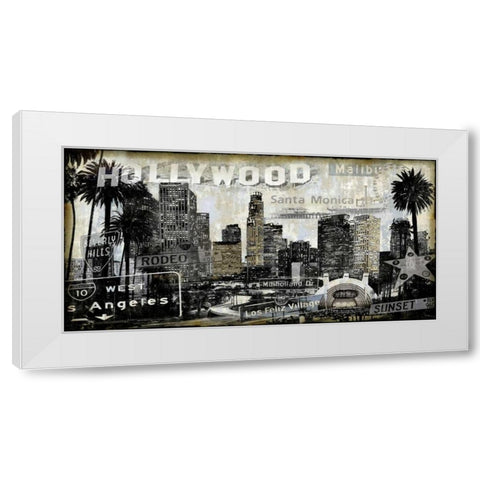 L.A. Perspectives White Modern Wood Framed Art Print by Matthews, Dylan