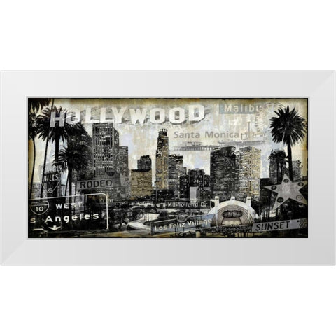 L.A. Perspectives White Modern Wood Framed Art Print by Matthews, Dylan
