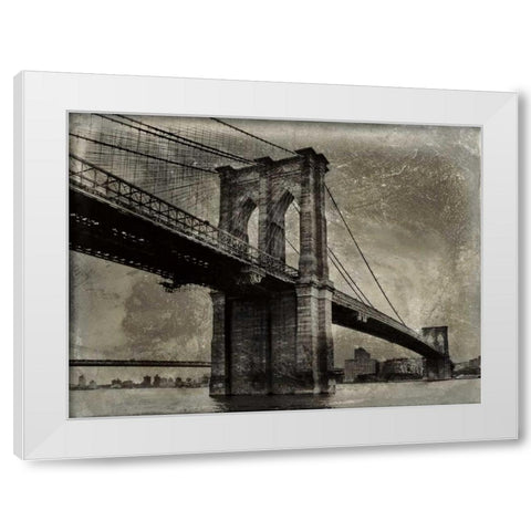 Bridge I White Modern Wood Framed Art Print by Matthews, Dylan