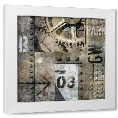 Industrial I White Modern Wood Framed Art Print by Matthews, Dylan