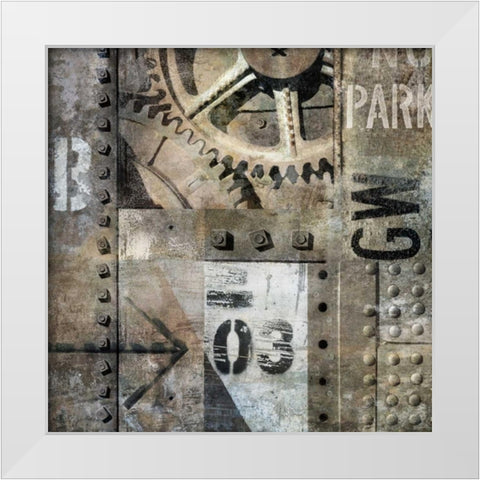 Industrial I White Modern Wood Framed Art Print by Matthews, Dylan