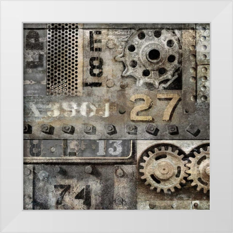 Industrial II White Modern Wood Framed Art Print by Matthews, Dylan