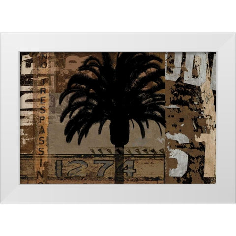 Streetwise White Modern Wood Framed Art Print by Matthews, Dylan