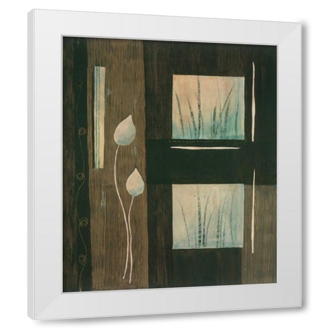 Pensee decorative I White Modern Wood Framed Art Print by Bonnard, Etienne