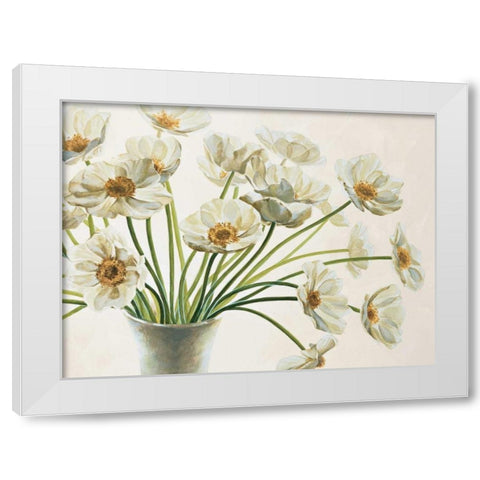 Bouquet di anemoni White Modern Wood Framed Art Print by Barberini, Eva