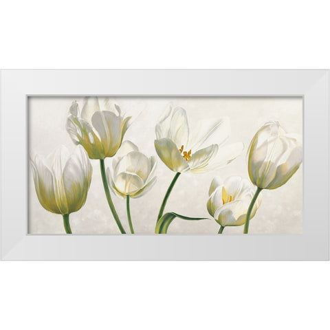 Soffio di luce White Modern Wood Framed Art Print by Barberini, Eva