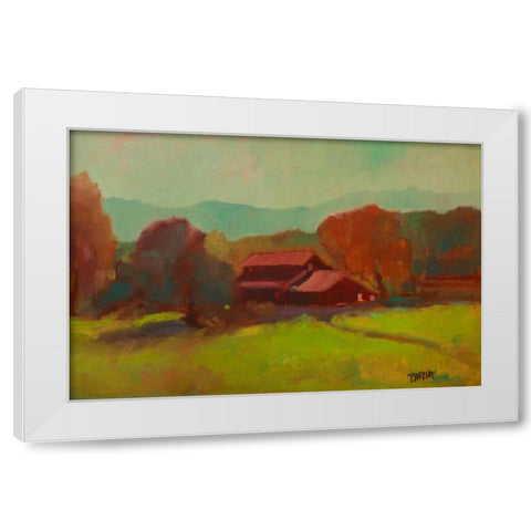 Tucked Away I White Modern Wood Framed Art Print by Barbini, Eddie