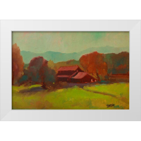 Tucked Away I White Modern Wood Framed Art Print by Barbini, Eddie