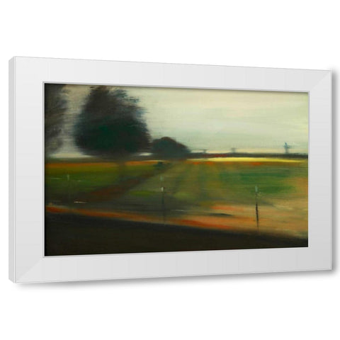 The Countryside II White Modern Wood Framed Art Print by Barbini, Eddie
