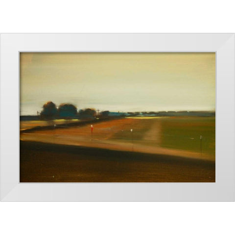 The Countryside III White Modern Wood Framed Art Print by Barbini, Eddie