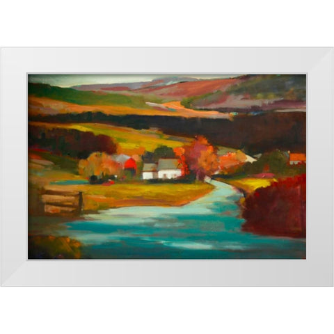 Entrance White Modern Wood Framed Art Print by Barbini, Eddie