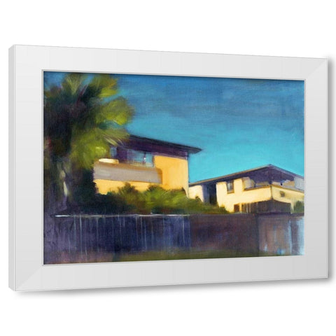 Sunlit II White Modern Wood Framed Art Print by Barbini, Eddie