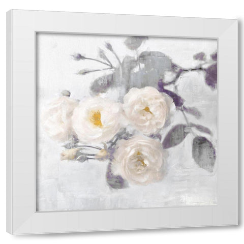 Delicate Purple II White Modern Wood Framed Art Print by Ford, Emily