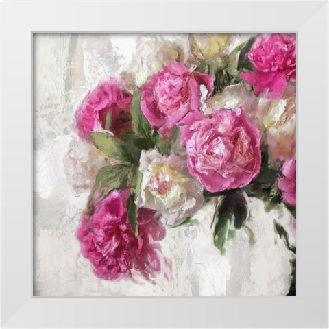 Floral Joy I White Modern Wood Framed Art Print by Ford, Emily