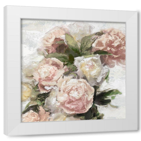 Floral Pastel I White Modern Wood Framed Art Print by Ford, Emily