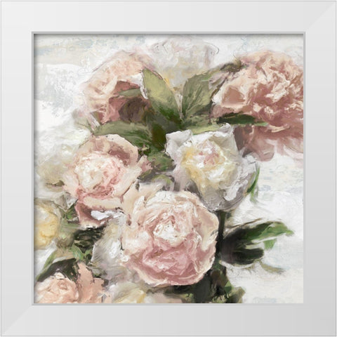 Floral Pastel I White Modern Wood Framed Art Print by Ford, Emily