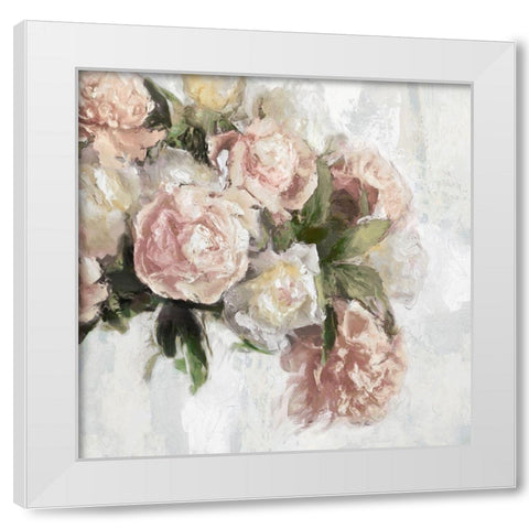 Floral Pastel II White Modern Wood Framed Art Print by Ford, Emily
