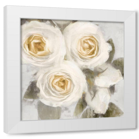 Ivory II White Modern Wood Framed Art Print by Ford, Emily