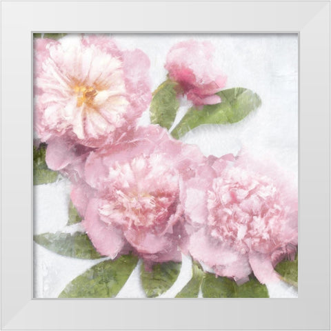 Pink Bloom I White Modern Wood Framed Art Print by Ford, Emily
