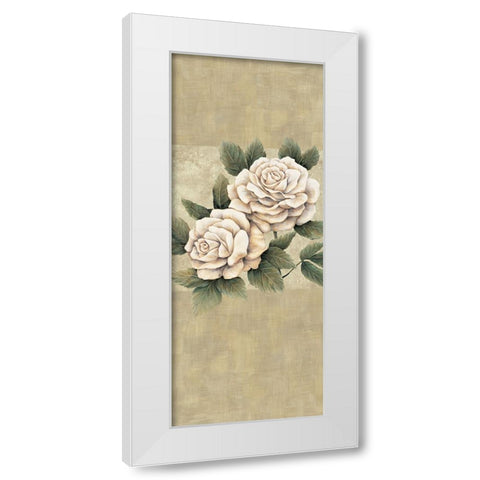 Elegance I White Modern Wood Framed Art Print by Lopez, E.
