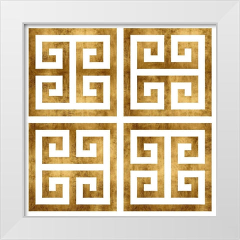 Greek Classic III White Modern Wood Framed Art Print by Roberts, Ellie