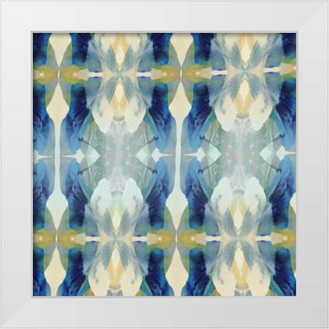 Reflective Mood White Modern Wood Framed Art Print by Roberts, Ellie