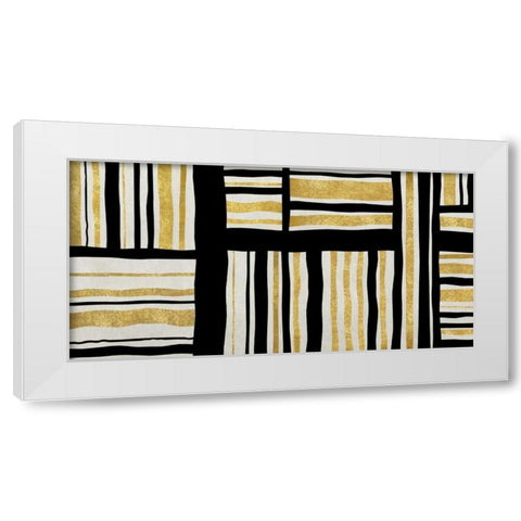 Intersect II White Modern Wood Framed Art Print by Roberts, Ellie