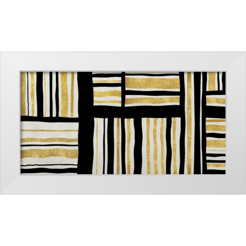 Intersect II White Modern Wood Framed Art Print by Roberts, Ellie