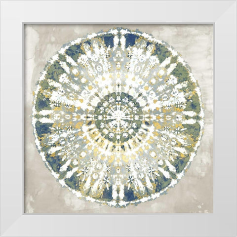 Balanced V White Modern Wood Framed Art Print by Roberts, Ellie