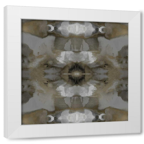 Paramount V White Modern Wood Framed Art Print by Roberts, Ellie