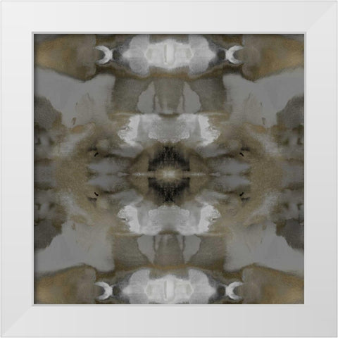 Paramount V White Modern Wood Framed Art Print by Roberts, Ellie