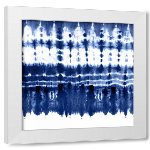 Shibori I White Modern Wood Framed Art Print by Roberts, Ellie