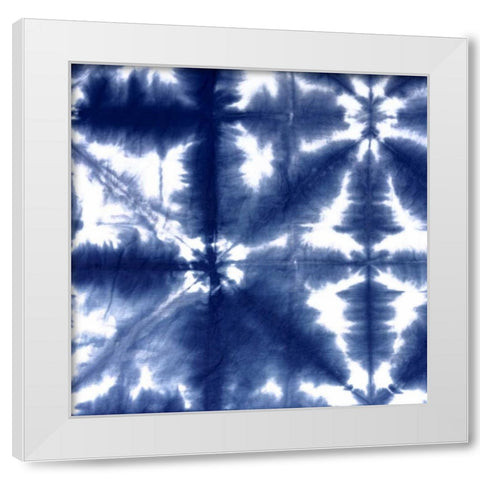 Shibori II White Modern Wood Framed Art Print by Roberts, Ellie