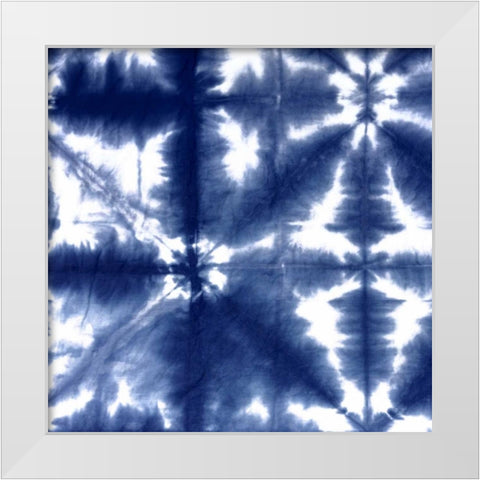 Shibori II White Modern Wood Framed Art Print by Roberts, Ellie