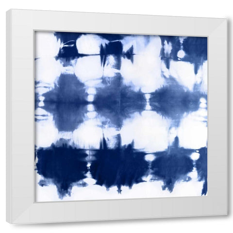 Shibori IV White Modern Wood Framed Art Print by Roberts, Ellie