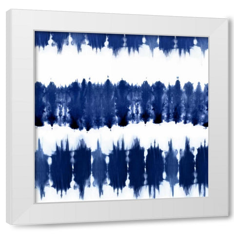 Shibori VI White Modern Wood Framed Art Print by Roberts, Ellie